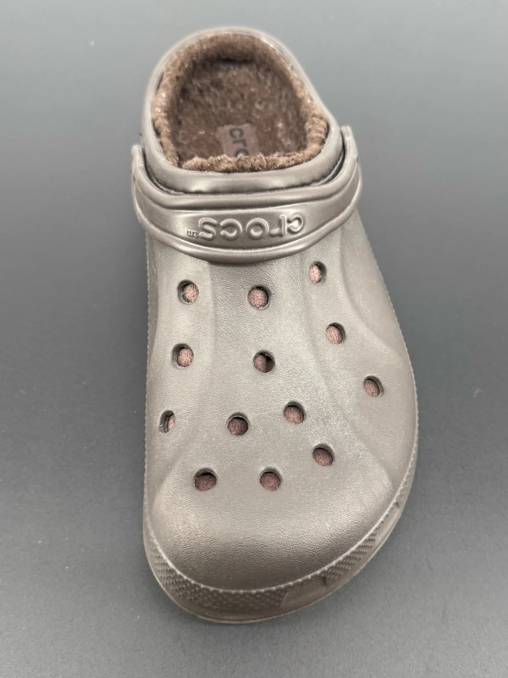 CROCS Men’s Classic Lined Clog in Chocolate Brown Size 10